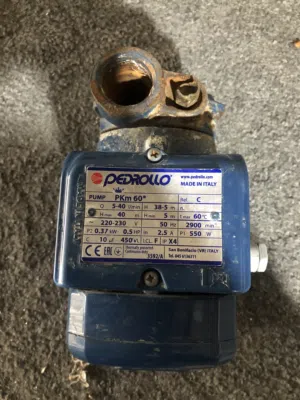 مضخه بديرلو ايطالي نص حصان