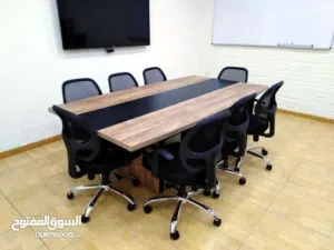 طاولة اجتماعات قياس مترين عدة الوان توصيل مجاني طاولات اجتماعات بجميع القياسات والألوان والموديلات