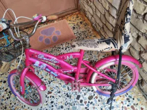 بايسكل اطفال نضيف كلش ناقصه بس كشن