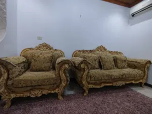 صالون تاج صوفا ماشاء الله اربع قطع خشب الله يبارك