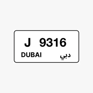 Dubai special plate