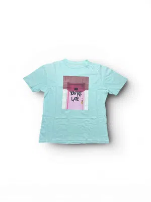 Pull & Bear mint green graphic tee