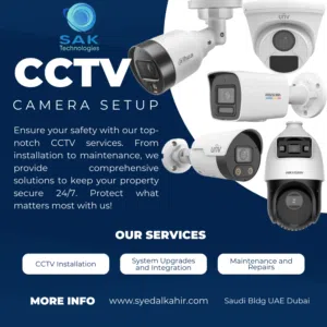 Surveillance Cctv Cameras Access Control Networking Devices installation Best Price in Dubai