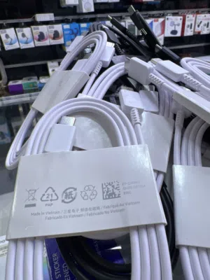 وصلة شحن سامسونج اصلية شركة  Samsung Charge caple Type-C To Type-C اصلية 100%