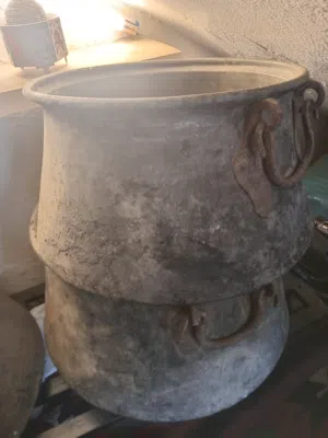 قدورة نحاس احمر أحجام كبيرة