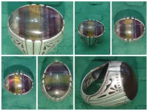 حجر الفلورايت (Fluorite) هو معدن يتكون من فلوريد الكالسيوم يُعرف بلقب أكثر المعادن ألواناً في العال