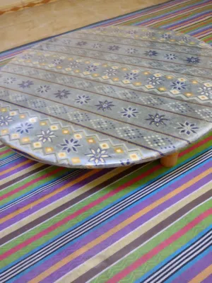 طاولة طعام أرضيه خشبيه  مقاومه للماء  Waterproof wooden floor dining table