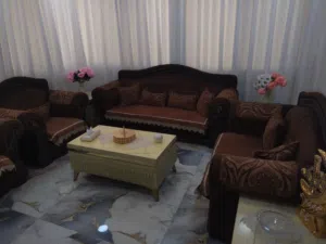 طقم كنب خشب سويد
