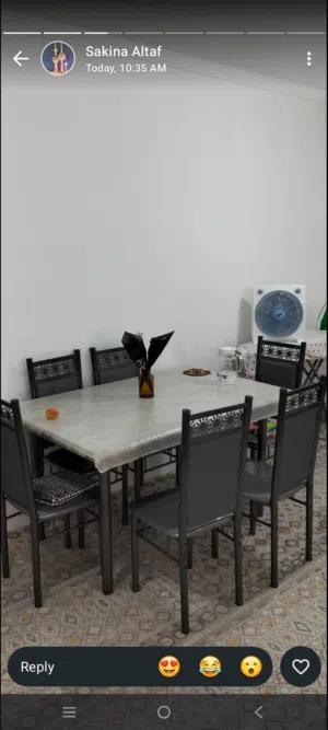 new dining table with chairs