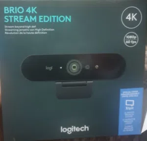 كاميرا Logitech BRIO 4K – خيار المحترفين للبث والاجتماعات