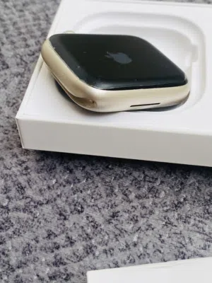 Apple Watch Series 9 45M starlight  كفالة شغالة 21/8/2025