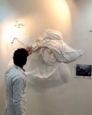 ديكور جميل امرأه القبعه