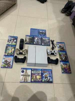 Used Ps4 500 GB -  White - Excellent  condition