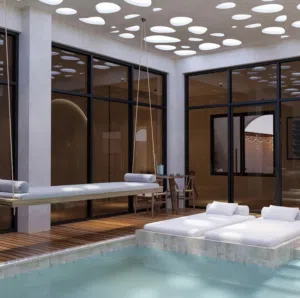 متخصصون في التصميم الداخلي، التطوير العقاري، تنفيذ المقاهي والحاويات، وحلول الإنارة والسمارت هوم