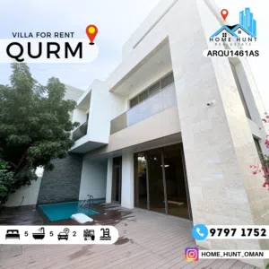 AL QURUM  MODERN 4+1 BR LUXURIOUS VILLA WITH PRIVATE POOL