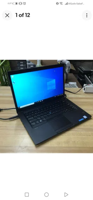 لابتوب دل 7480 E ب145 دولار وكالة وارد أمريكا ممتاز ومضمون ووكالة معالج اي فايف الجيل السادس