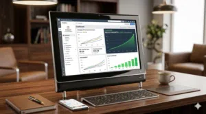 شاشة لمس HP TouchSmart 1080p – نظيفة ومستعملة