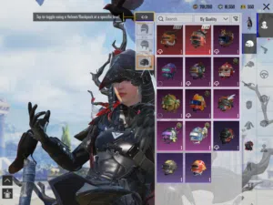 Pubg account with Blood raven X suit