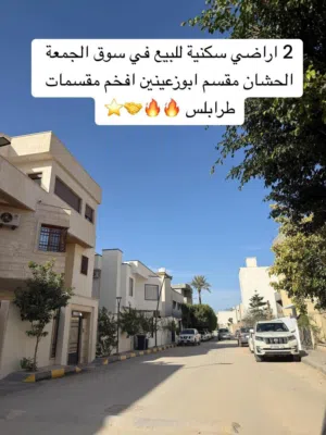 ارضي سكنية للبيع في سوق الجمعةالحشان مقسم ابوزعينين مساحة 250م 220م 500م