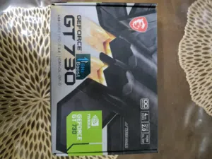 GTX 730 4gb GPU graphics card with box and everything