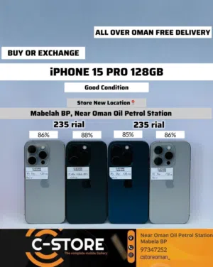 iPhone 15 pro- 128 GB - Good phone
