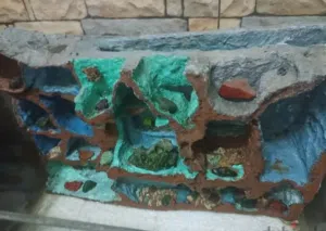 حوض سمك وخلفيه 3D