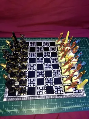 لعبة شطرنج فرعونيه صناعه يدويه