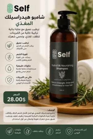 شامبو هيدراسيلك المغذي من Self نعومة ولمعان من أول غسلة
