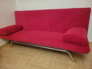 صوفا بيد sofa bed حديد نوعية ثقيلة تتحول لسرير