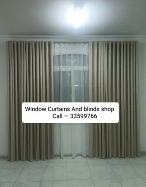 Curtains Shop —— We Making New Window Curtains And Blinds With Fixing Anywhere In Qatar