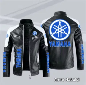 بدگ تكون مميزة و أنيق بدراجتك ال Yamaha  سترة مطورات ال Yamaha المميزة جلد اصلي مبطنة ل صيف و شتاء