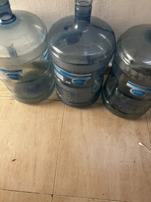 5 water bottles