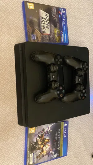 PS4 Slim 500GB + 2 Manettes + FC25 + Jeux Inclus