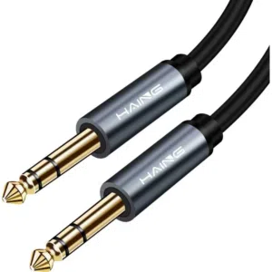 HAING HI-0152-AAC-5M 6.5mm Male to 6.5mm Male Audio Cable   كابل صوت من 6.5 مم ذكر إلى 6.5 مم ذكر 5M