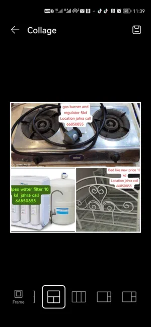 Coolpex10 kd  bed10 kd  burner 5 kd  washing machin 25 kd AC portable40 kd all  excellent
