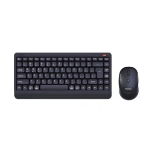 Meetion Mini5000 Silent  Mini Office Wireless keyboard & Mouse Combo -Black كيبورد وماوس لاسلكي