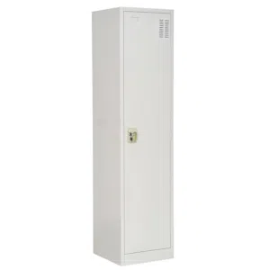 Single Door Steel Cabinet - Grey- 183 X 45 X 40 cm for sale