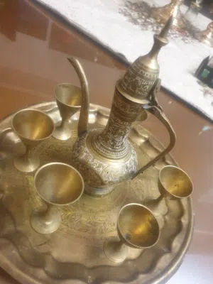 طقم نحاس قديم