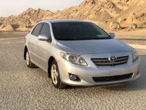 تويوتا كورولا 1.6L 2009  خليجي  سيارة في قمة النظافة وجاهزه للتسجيل