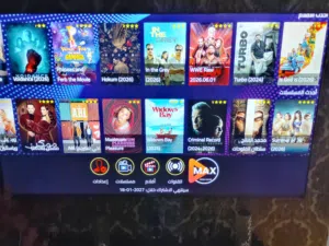 السلام عليكم شاشه للبيع قياس 70 ماركه LG Evo اندرويد 15 تحمل كل تطبيقات مع برنامج لمده سنه يفتح المس