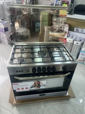 فرن غاز فريش المميز 90 سم. مع مراوح فل سفتي موديل 2025