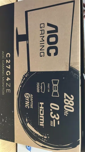 AOC Monitor 27" Curve 280hz 0.3ms