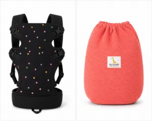 Baby Carrier with Protective Storage Cover