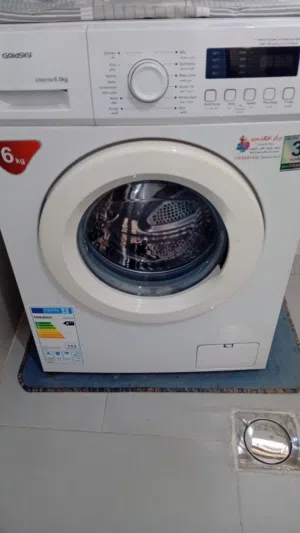 غساله اتوماتيك نوع جولدسكاي حجم 6 كيلو