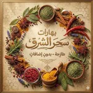 بهارات طازجة، نقية، وبدون إضافات