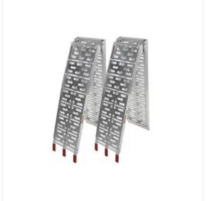 2PC Aluminum Loading Ramps with Easy Rubber Handle - 080413