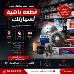 بيع قطع غيار السيارات  magasin de pièces de rechange automobile