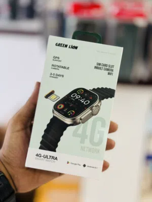 ساعة من شركة جرين تدعم شريحة Green lion 4G ultra watch