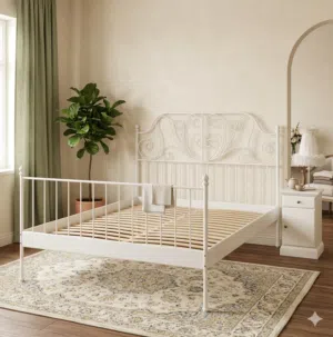 للبيع: سرير مزدوج من ايكيا (IKEA) بحالة ممتازة