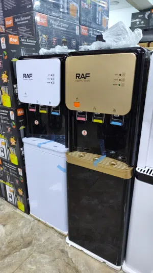 كولر   3 حنفيات ضمان سنتين  من شركة RAFمتوفر بالونين الأسود والأبيض